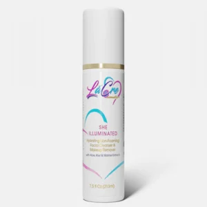 White spray bottle labeled "Love" with a heart design.